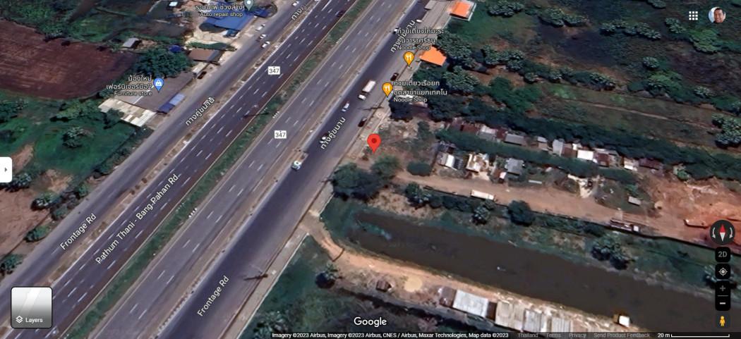 รูป L0021 ให้เช่า ที่ดิน ถนน 347 ปทุมธานี 1 งาน 90 ตร.วา 5