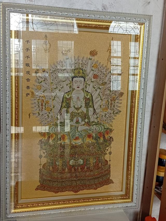 ภาพเจ้าแม่กวนอิม Hand made รูปที่ 2