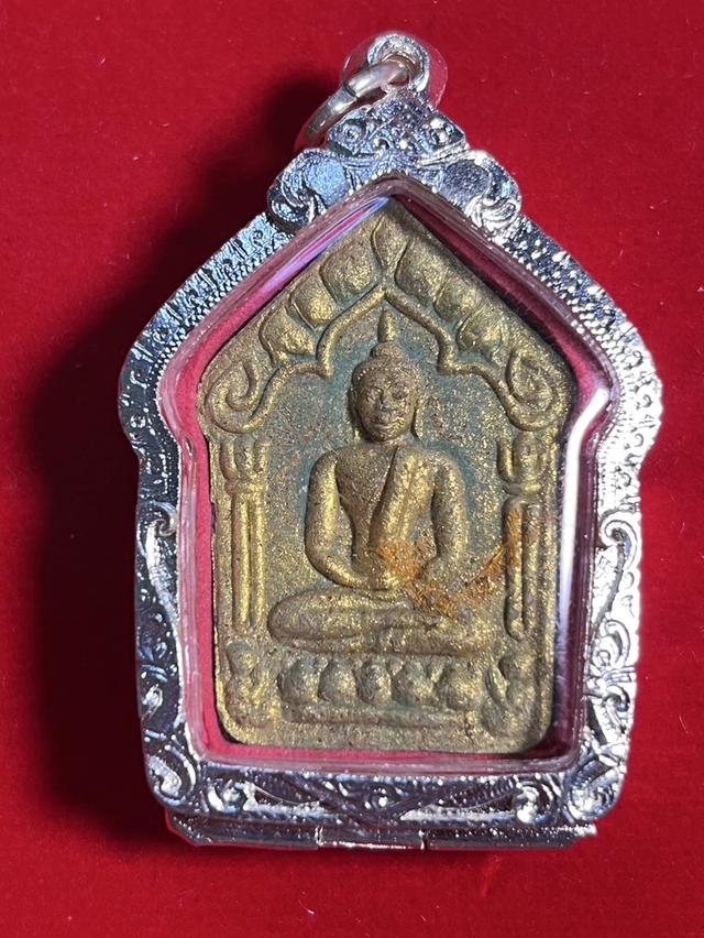 193. พระขุนแผนพลายชุมพล พิมพ์ใหญ่ กุมารทองแดง วัดแค จ.สุพรรณบุรี เนื้อเขียวมณีลาภ ตะกรุดทองแดง ติดจีวรหลวงพ่อคูณ 7
