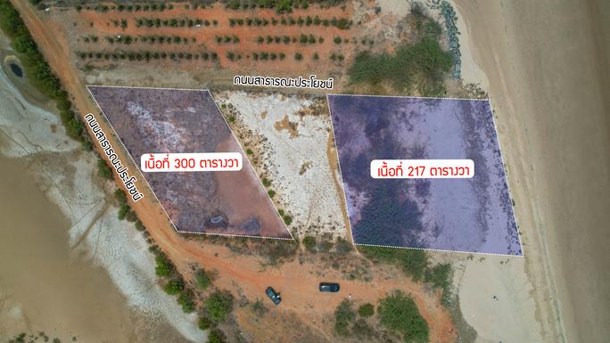 เป็นเจ้าของที่ดินติดทะเลได้เลยราคาเพียง 12 ล้านบาท อ่าวน้อย เมืองประจวบ หน้ากว้าง 42 เมตร 2 งาน 17 ตารางวา ใกล้ Tolani 4