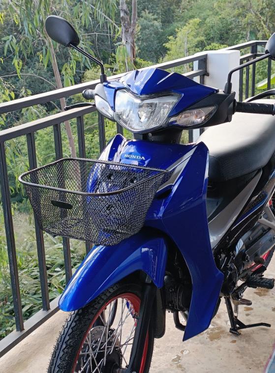 Honda Wave สีน้ำเงิน 2