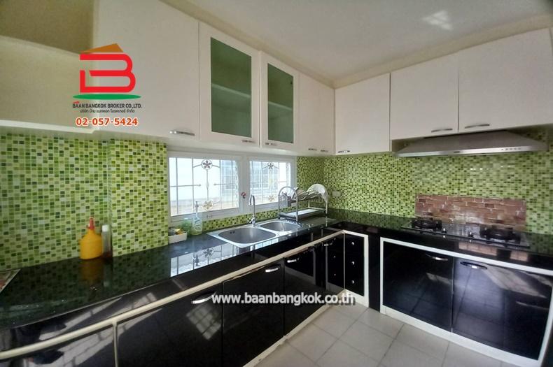 บ้านเดี่ยว หมู่บ้านเดอะแกรนด์ วงแหวน-ประชาอุทิศ เนื้อที่ 62.9 ตรว. ถนนสุขสวัสดิ์ เขตทุ่งครุ 6
