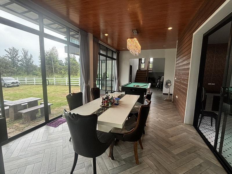 ขายบ้านเดี่ยววิวสวยสไตล์พูลวิลล่า วิวสวย หมู่บ้าน the paradis ถนนธนะรัชต์ ปากช่อง นครราชสีมา. 6