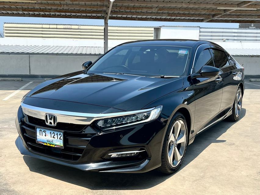 HONDA ACCORD 2.0 Hybrid TECH ปี2019 สีดำรุ่นTopสุด หลังคาSunroof รถสวย