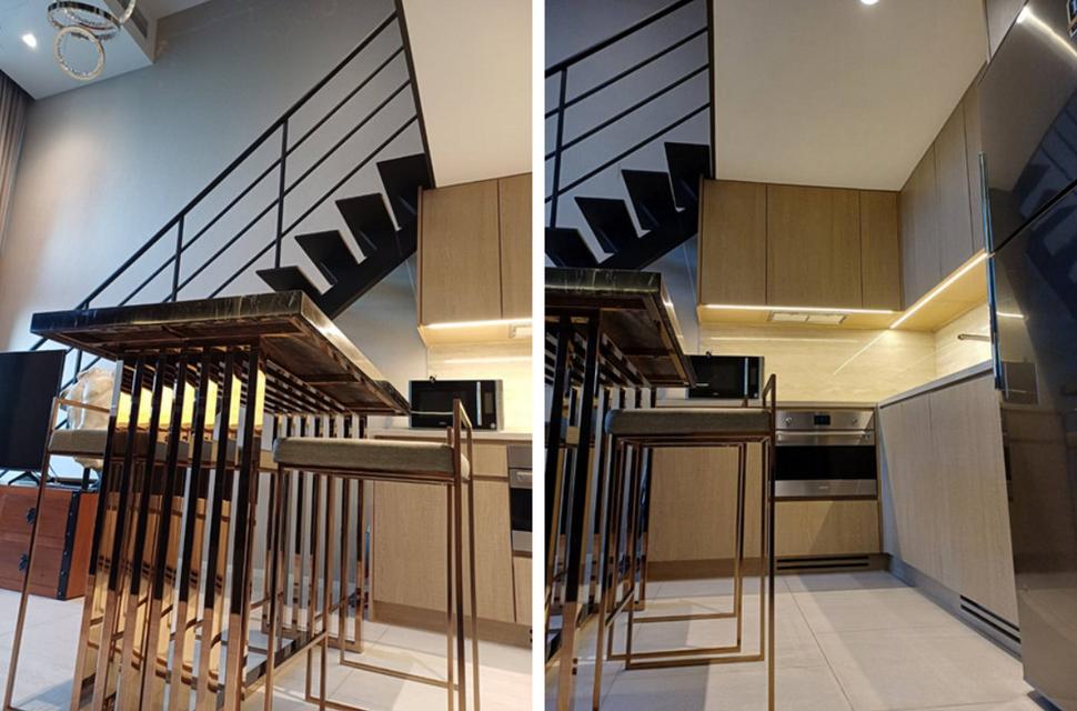 คอนโด เดอะ ลอฟท์ สีลม ใกล้ BTS สุรศักดิ์ 46 ตารางเมตร 1 Bedroom Hybrid 2 ชั้น ห้องสวย ตกแต่งครบ 3
