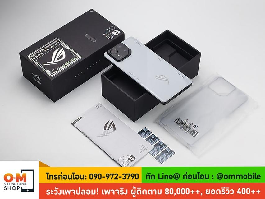 ขาย/แลก Asus Rog Phone 8 Gray 12/256 ศูนย์ไทย สภาพใหม่มาก ประกันยาว ครบยกกล่อง เพียง 22,900 บาท