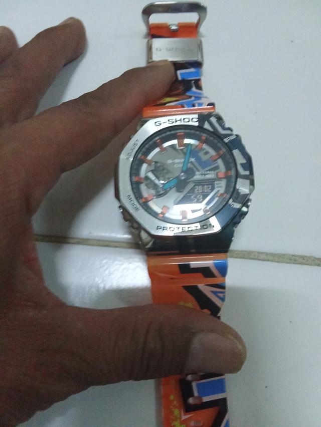 G-Shock นาฬิกาข้อมือ แท้ รุ่น GM 2100ss 1ADR พร้อมใบรับประกัน คู่มือ กล่อง รูปที่ 6