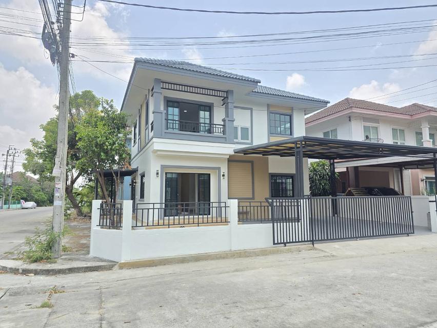 หมู่บ้านนนทวีวิลล์5 ถนนมิตรไมตรี คู้ซ้าย หนองจอก บ้านเดี่ยว2ชั้น หลังมุม 2