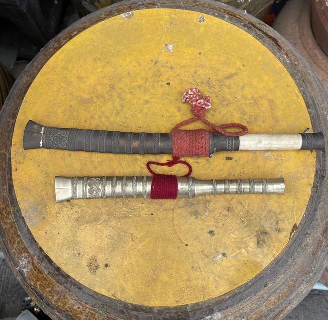 หลูบล้านนา มีดหลูบเงิน ศิลปะล้านนา มีดหลูบโบราณ ปลอกเงิน ครูบาเทวฤทธิ์