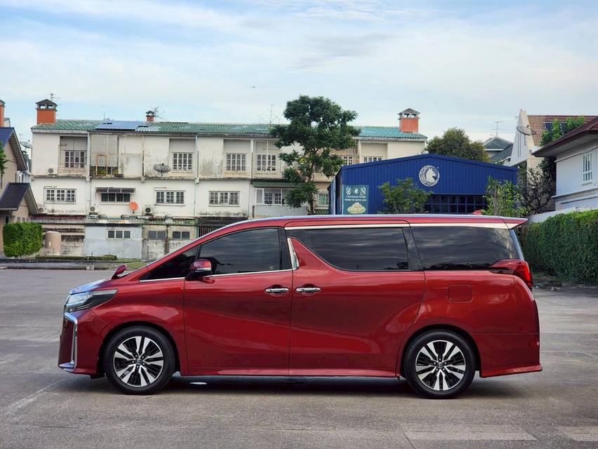 รหัสรถ 67GG552 🚙🚐TOYOTA ALPHARD SC 2019 แท้ วิ่ง 140,000 km. สีแดง ภายในดำ ตัวTOP MULTIMEDIA
