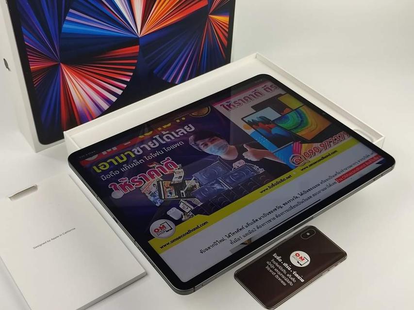 รูป ขาย/แลก iPad Pro 2021 (Gen5) 12.9นิ้ว 128GB Cellular สี Space Gray ศูนย์ไทย ประกันศูนย์ สวยมาก เพียง 35,900 บาท  1