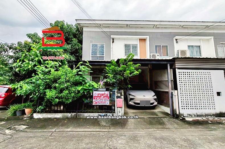 ทาวน์เฮาส์ เนื้อที่ 24 ตร.ว. โครงการ บ้านพฤกษา 60/1 รังสิต-บางพูน 1