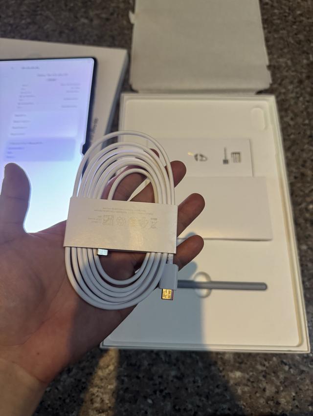 ขายๆๆๆถูกSamsungTabS10Ultra5Gสีใหม่MoonStone Gray 512กิ๊กRam12 LTE ใส่ซิมได้ ยกกล่องอีมี่ตรงอุปกรยังไม่แกะใช้เลยคับใหม่มากกสูนTrueสภาพสวยการใช้งานดีเย รูปที่ 9