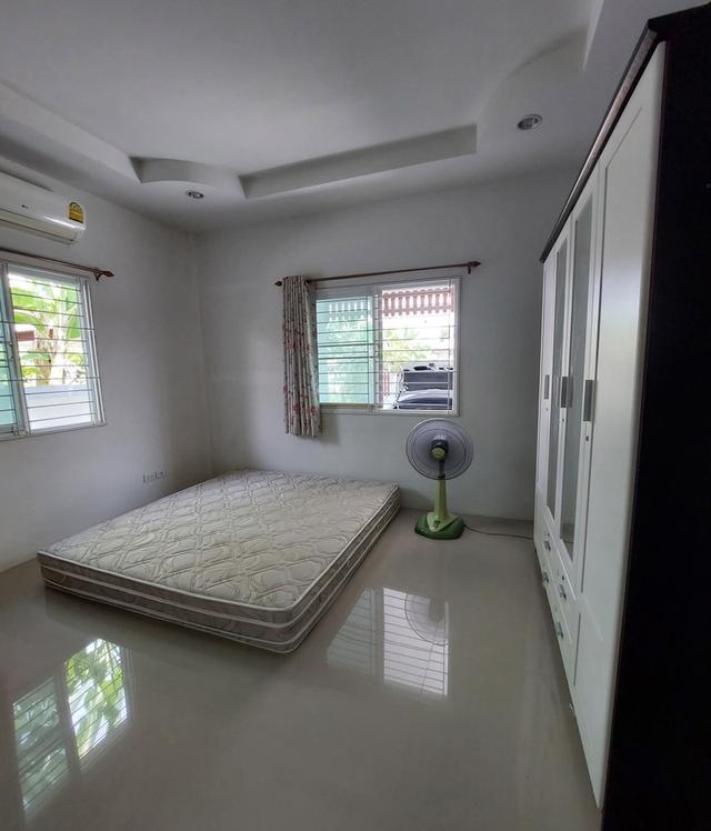 บ้านเดี๋ยว 2 ห้องนอน 2 ห้องน้ำ แอร์ เครื่องทำน้ำอุ่น ปั้มน้ำ เหล็กดัด เตียง ตู้เสื้อผ้า 6