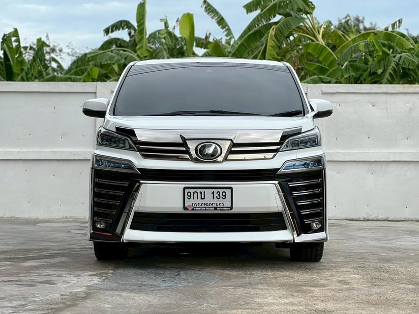 ปี 2018 TOYOTA VELLFIRE, 2.5 โฉม ปี15-23 สีขาว เกียร์ออโต้ เบนซินล้วน ตัวMNC รูปที่ 2