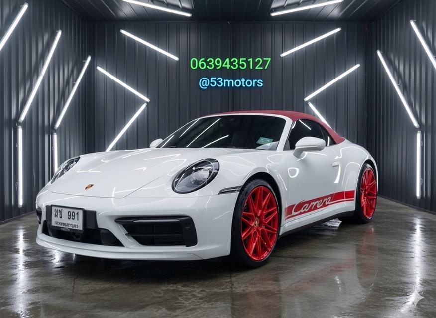 รหัสรถ KPV991 🚗✨ 2021 PORSCHE 992 Cabriolet 3.0 PDK ✨🚗