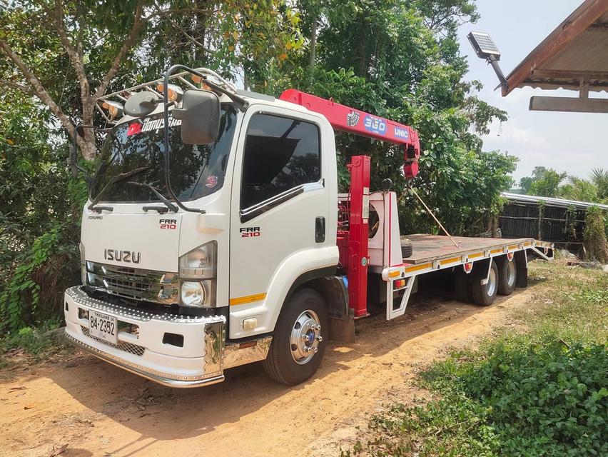 Isuzu FRR210 10 ล้อสไลด์แท่นเตี้ย