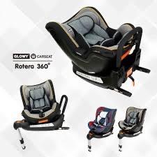 คาร์ซีท Glowy star รุ่น Rotera 360 isofix มือสอง สภาพสวยครบ มาพร้อมเบาะรองคาร์ซีท