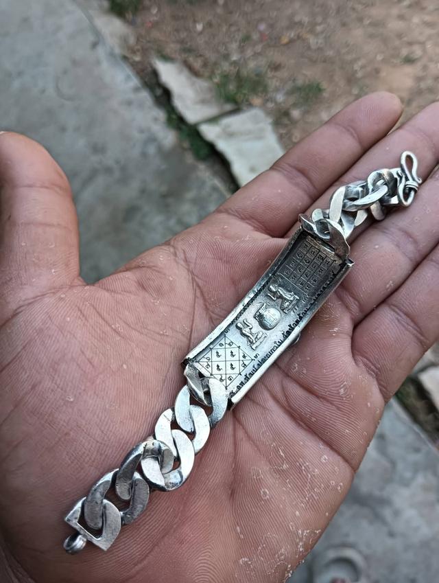 #รวยรับทรัพย์99 เนื้อเงิน กรอบยกซุ้ม เงิน..ขนาด4 บาท.. รูปที่ 3