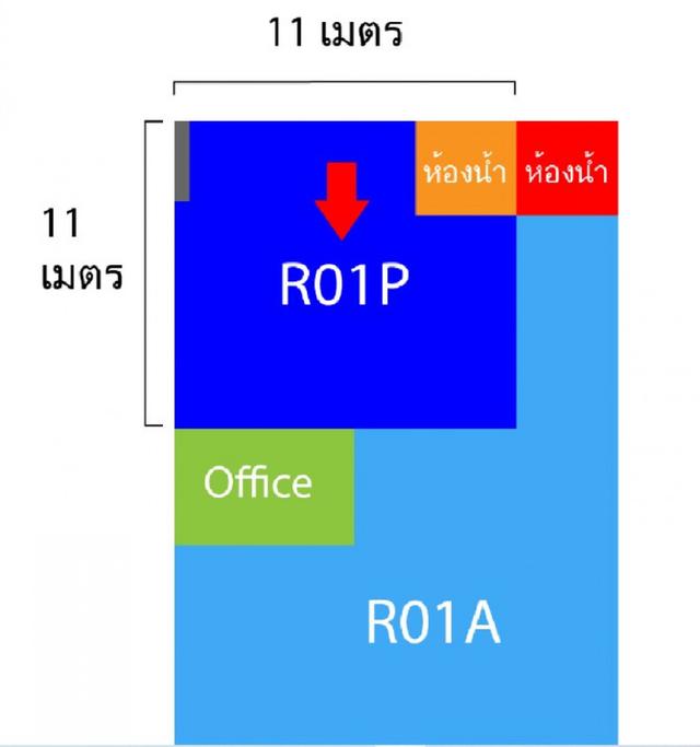 ให้เช่า: โกดัง พท. 140 ตรม.  พุทธบูชา 36  เขตทุ่งครุ  [ R01P  ] 5