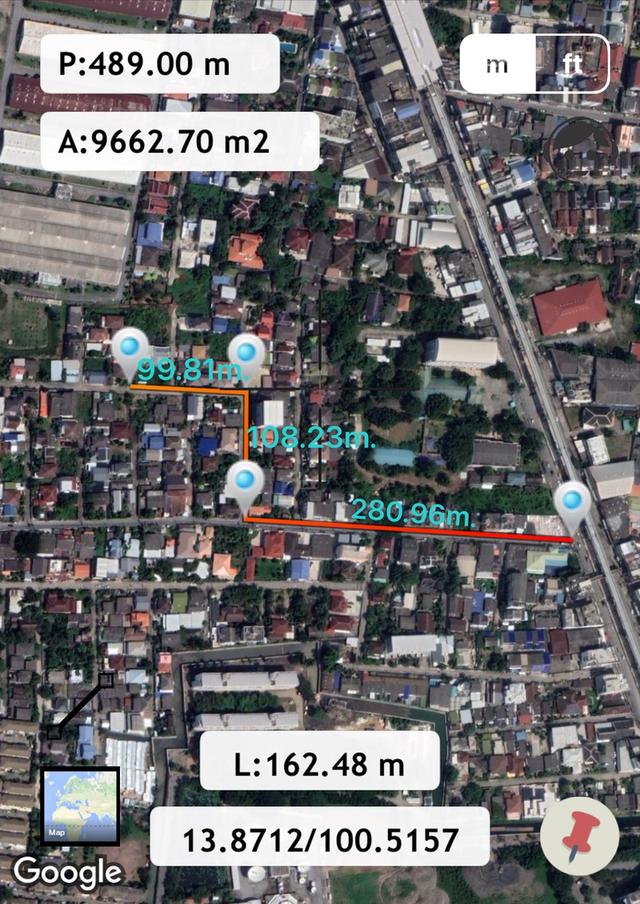 ขายที่ดินเปล่า ติวานนท์27  *  เนื้อที่ดิน 95 ตร.ว.  *  ขนาด15*24 ม.  *  ทำเลดี ใกล้MRTสาย 10