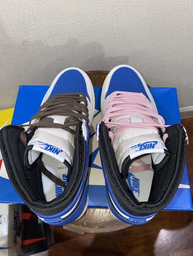 Jordanx Travis Scott Air Jordan 1 High SP "Fragment" รูปที่ 3