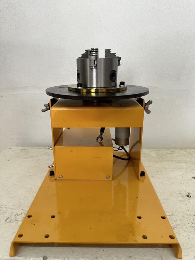 โต๊ะหมุน เครื่องหมุนจับชิ้นงาน HD-10 220V จับท่อ0-2.5นิ้ว รับน้ำหนักชิ้นงาน10กก 6