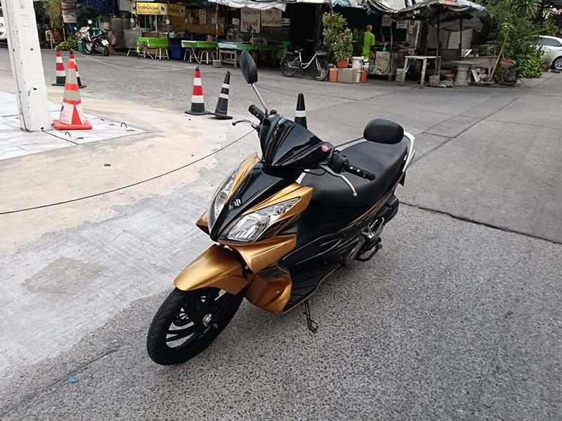 Hayate 125 ตัวท็อป ล้อแม็ก มือเดียว ภาษีปี70 สวยหรู เครื่องสดเดิมๆดียอดเยี่ยม ราคา 15500 บาท รูปย่อยที่ 2