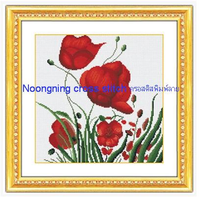 ร้าน Noongning Cross stitch ครอสติสพิมพ์ลาย จำหน่ายอุปกรณ์ครอสติส ภาพติดเพชร956 6