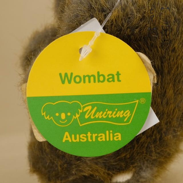 ตุ๊กตา สัตว์ออสเตรเลีย・วอมแบต・ขนเก่า 🐨 Wombat ・Mascot 12 cm 〰 Uni-Toys・Australian Wildlife Series ・Vintage Old-Fur・Soft Toy ❄️✨ รูปที่ 8