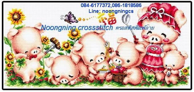 ร้าน Noongning Cross stitch ครอสติสพิมพ์ลาย จำหน่ายอุปกรณ์ครอสติส ภาพติดเพชร290 6