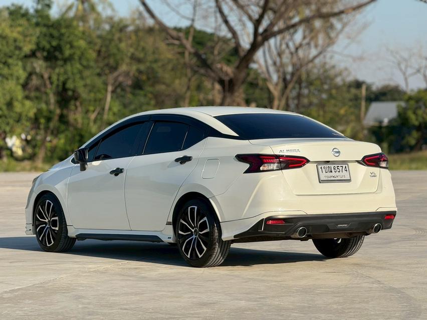 NISSAN ALMERA Sedan 4dr VL TOP  XTRONIC CVT FWD 1.0iTC Y2020. สีขาว เกียร์ออโต้ 6