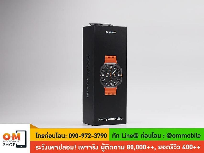 ขาย/แลก Samsung Galaxy Watch Ultra Titanium Gray 47mm LTE  ศูนย์ไทย สภาพใหม่มาก ประกันยาว ครบกล่อง เพียง 14,990 บาท 