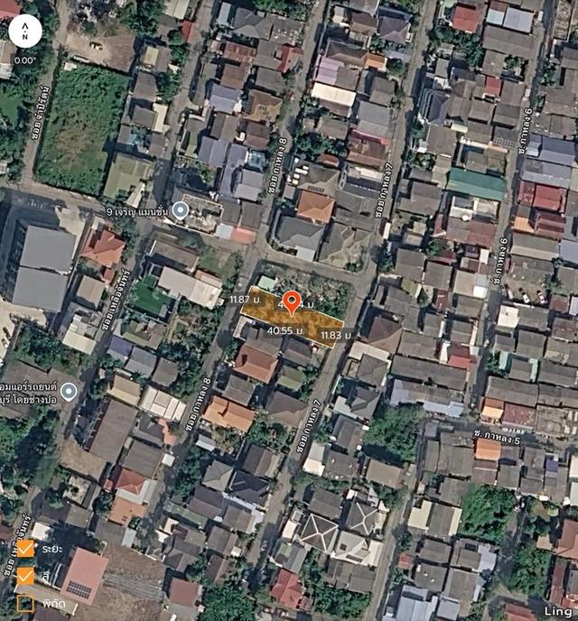 ขายด่วนทีดินใกล้รถไฟฟ้า 120 ตารางว) ( ติดถนนคอนกรีต 2 ด้าน ซอย กาหลง 7,8 เมืองนนทบุรี รูปย่อยที่ 3