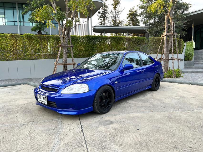 CIVIC COUPE ปี 2000 หล่อๆ สีใสเงาจัด เคลือบแก้ว อะไหล่เบิกใหม่ 3