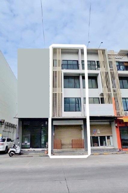 ตลาดจตุจักรคุ้มเกล้า 2.4กม. รพ.พระจอมเกล้าลาดกระบัง อาคารพาณิชย์ 4 ชั้น 22 ตร.วา.360 ตร.ม.โฮมออฟฟิศ 4 น้ำ 4 นอน นิคมอุตส
