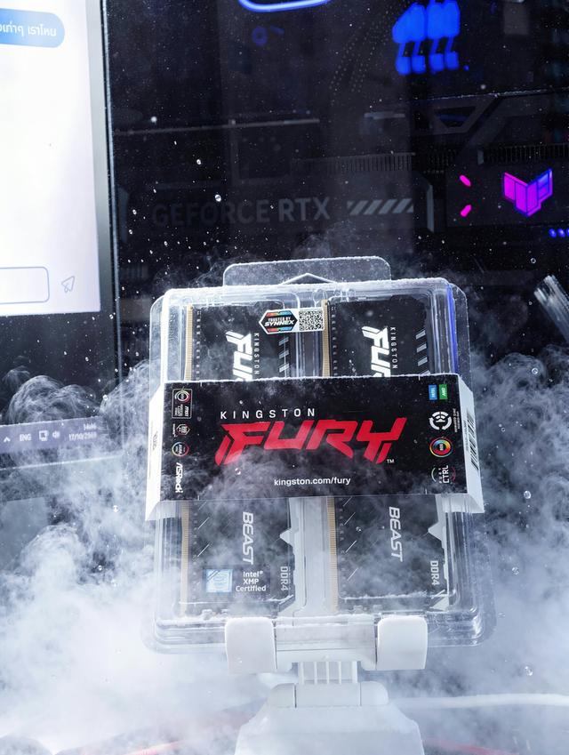 🔥 [ของใหม่ มือ 1] RAM KINGSTON FURY BEAST RGB DDR4 Bus 3200 (16GB Kit 8GBx2) 🔥
