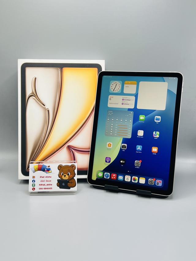 iPadAir6 M2 128gb WiFi ประกันเหลือถึงปีหน้า นัดรับได้ครับ