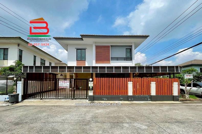 บ้านแฝด หมู่บ้านพฤกษาวิลเลจ 21 (ดีไลท์) เนื้อที่ 44.4 ตรว. ตำบลลาดสวาย อำเภอลำลูกกา จังหวัดปทุมธานี 1
