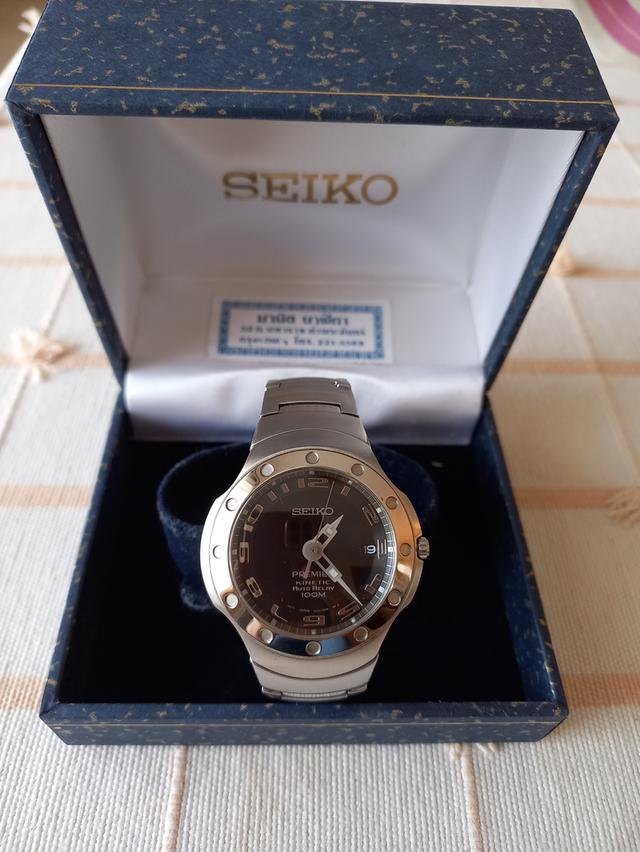 นาฬิกา Seiko Premier Kinetic Auto Relay  รหัสตัวเรือน 5J22-0D60 รูปที่ 11