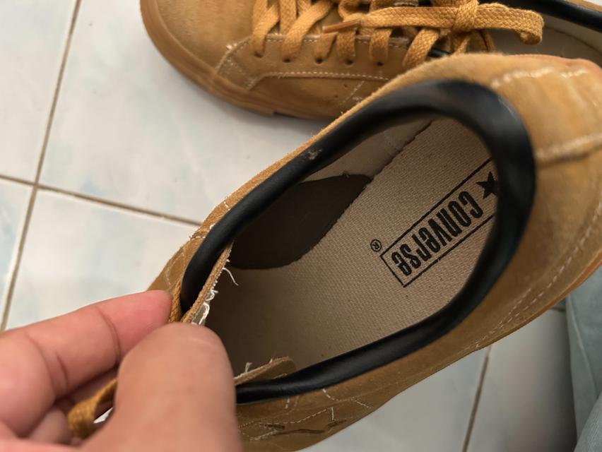 ขาย Converse One Star Suede (หนังกลับ) สี Wheat ไซซ์ 7.5US สภาพดีพื้นเต็ม รูปที่ 8