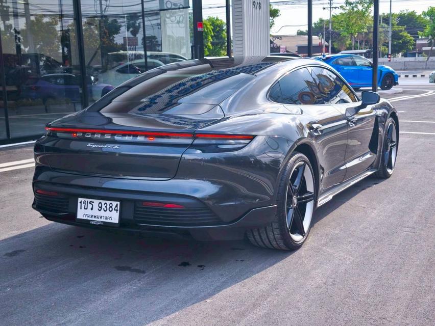 รหัสรถ KPV9384 2021 Porsche Taycan 4S สีเทา ภายในแดง 13