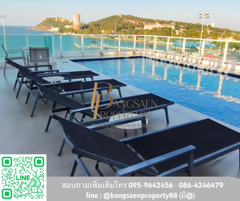คอนโดริมหาดแหลมแท่่น บางแสน วิวทะเลเต็ม 180 องศา 2