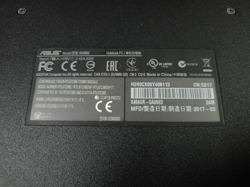 Asus laptop K456U มือสองนะคะ รูปที่ 5