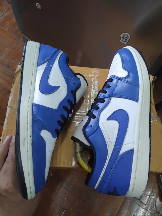 JORDAN 1LOW EUR 44.5/28.5สวยมีร่องรอยการใช้งานปรกติพื้นดีเต็ม350ค่าส่ง50 รูปที่ 6