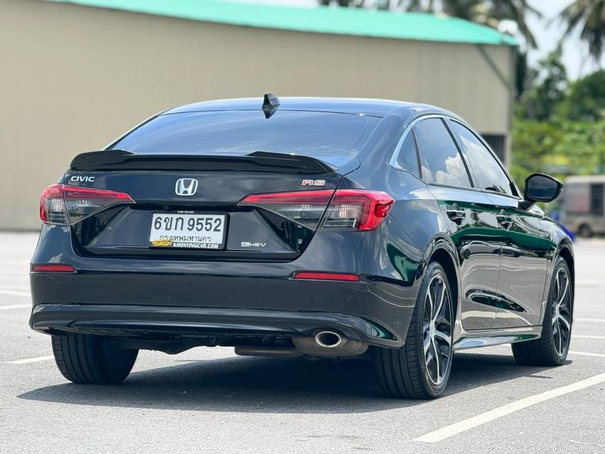 HONDA CIVIC FE Sedan 4dr e:HEV RS E-CVT FWD 2.0 Y22. สีดำ 6