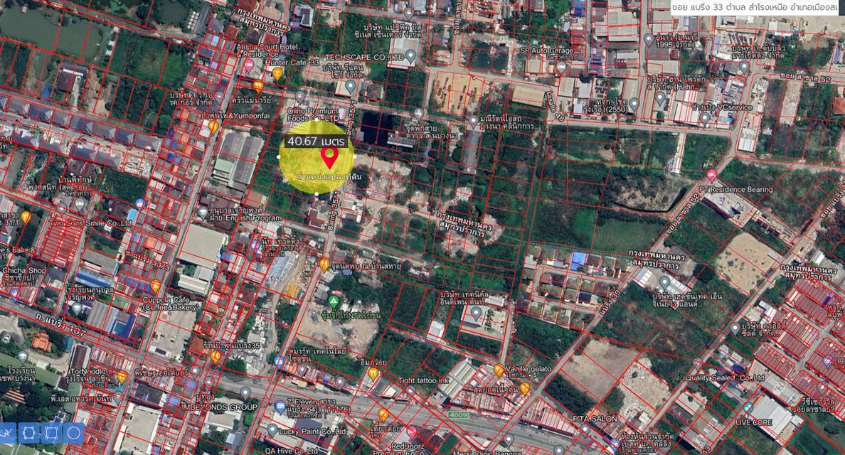 ที่ดิน สร้างสร้างอพาร์ตเม้นท์ สร้างOffice ถนนแบริ่ง-ลาซาล เนื้อที่ 642 ตรว. วาละ 70,000 บาท พระโขนง กรุงเทพฯ 15