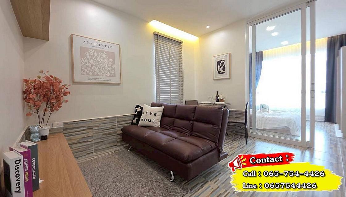 Happy Condo Ladprao 101 ห้องขนาด 36 ตารางเมตร 1 ห้องนอน ชั้น5 ตึก North ตกแต่งใหม่ พร้อมเข้าอยู่ (เลี้ยงสัตว์ได้) 1