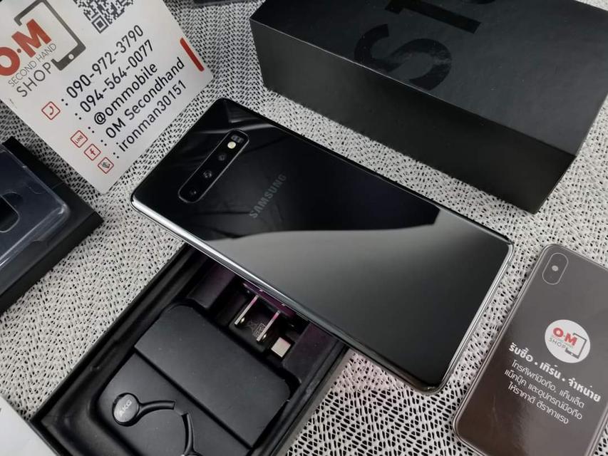 ขาย/แลก Samsung Galaxy S10 Plus 8/512 Ceramic Black แท้ ขาดเข็มจิ้มถาดซิม เพียง 9,900 บาท  5