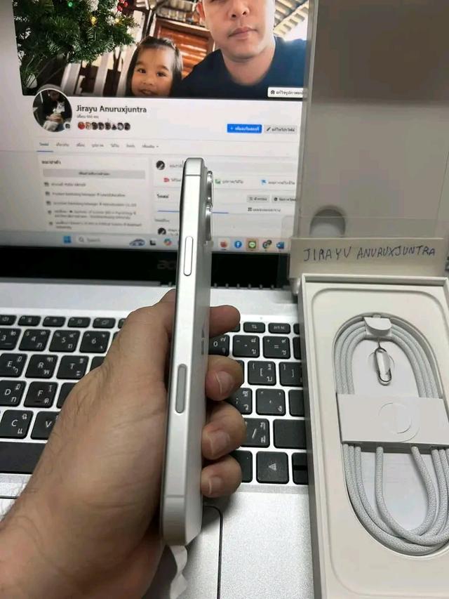 มือสองสภาพนางฟ้า iPhone 16 plus 3